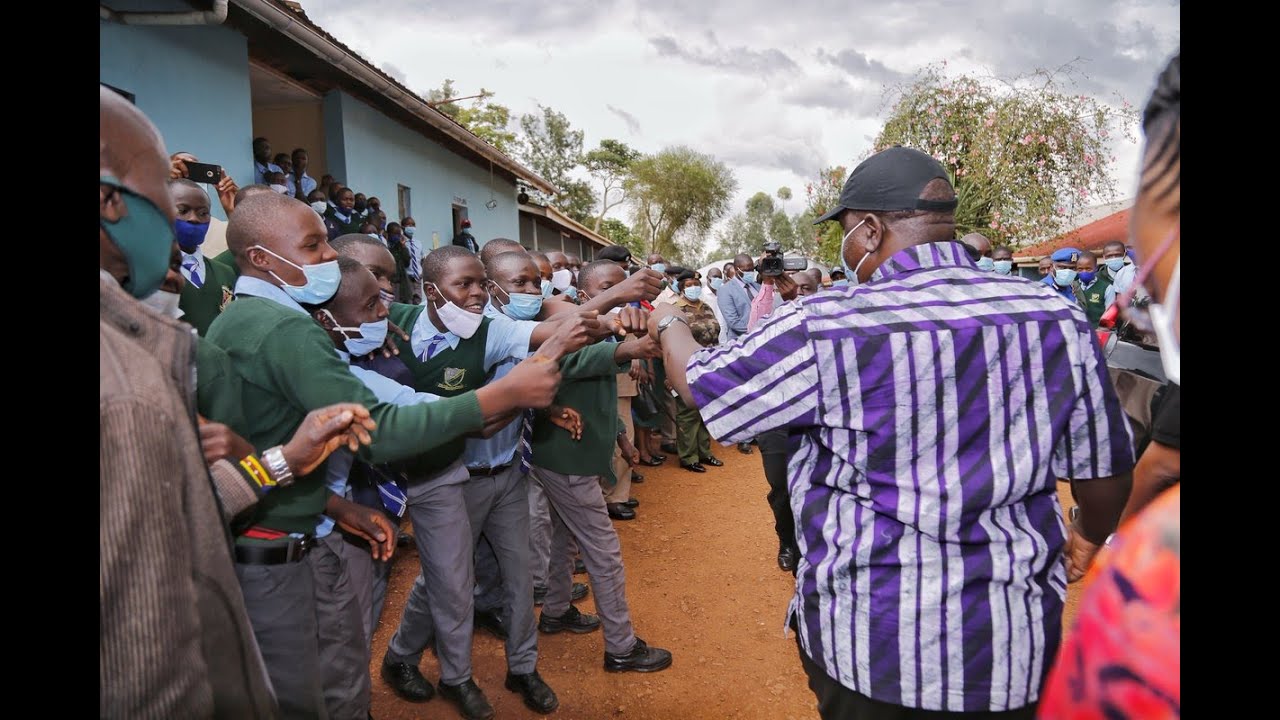 CS Matiangi Tough Talk to Principals at Kitui County