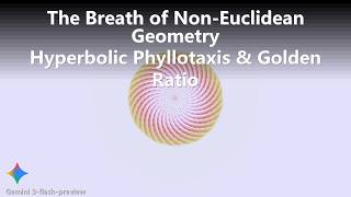The Breath of Non-Euclidean Geometry: Hyperbolic Phyllotaxis & Golden Ratio screenshot 5