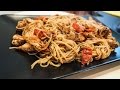 Спагетти с курицей - быстро и вкусно