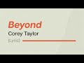 Corey taylor   beyond lyrics