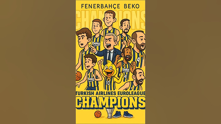 Şampiyon Fenerbahçe Beko #şampiyon #euroleague #fenerbahçe #fenerbahçebeko #keşfet #başarı #trend