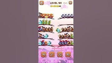 Bird Sort 2: Color Puzzle Level 101 #games #gaming #gameplay