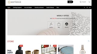 Famous Website Development  Project Presentation Profile