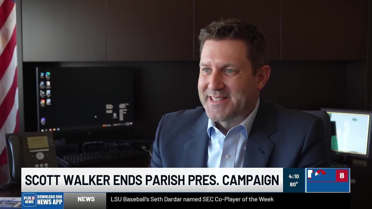 Scott Walker ends campaign for Jefferson Parish president