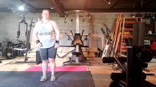 Side Step Sumo Squat with Elbow