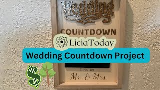 Wedding Countdown Project Showing Behind the Scenes How I Try Out Ideas I Have