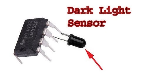 How to make a Dark light sensor using IR Sensor, dark auto ON OFF