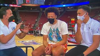 Cade Cunningham And Jalen Suggs Joke About Scottie Barnes 2021 Nba Summer League