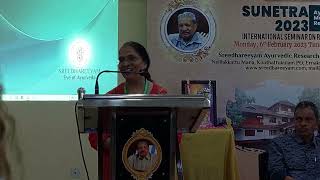 Sunetra-2023. Speech of Dr. Shubhagee Satam (English)