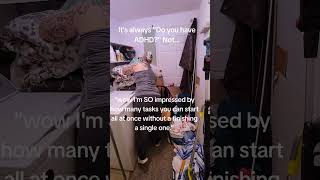 phase 1-100 started #adhd #declutter #hoarder #depression