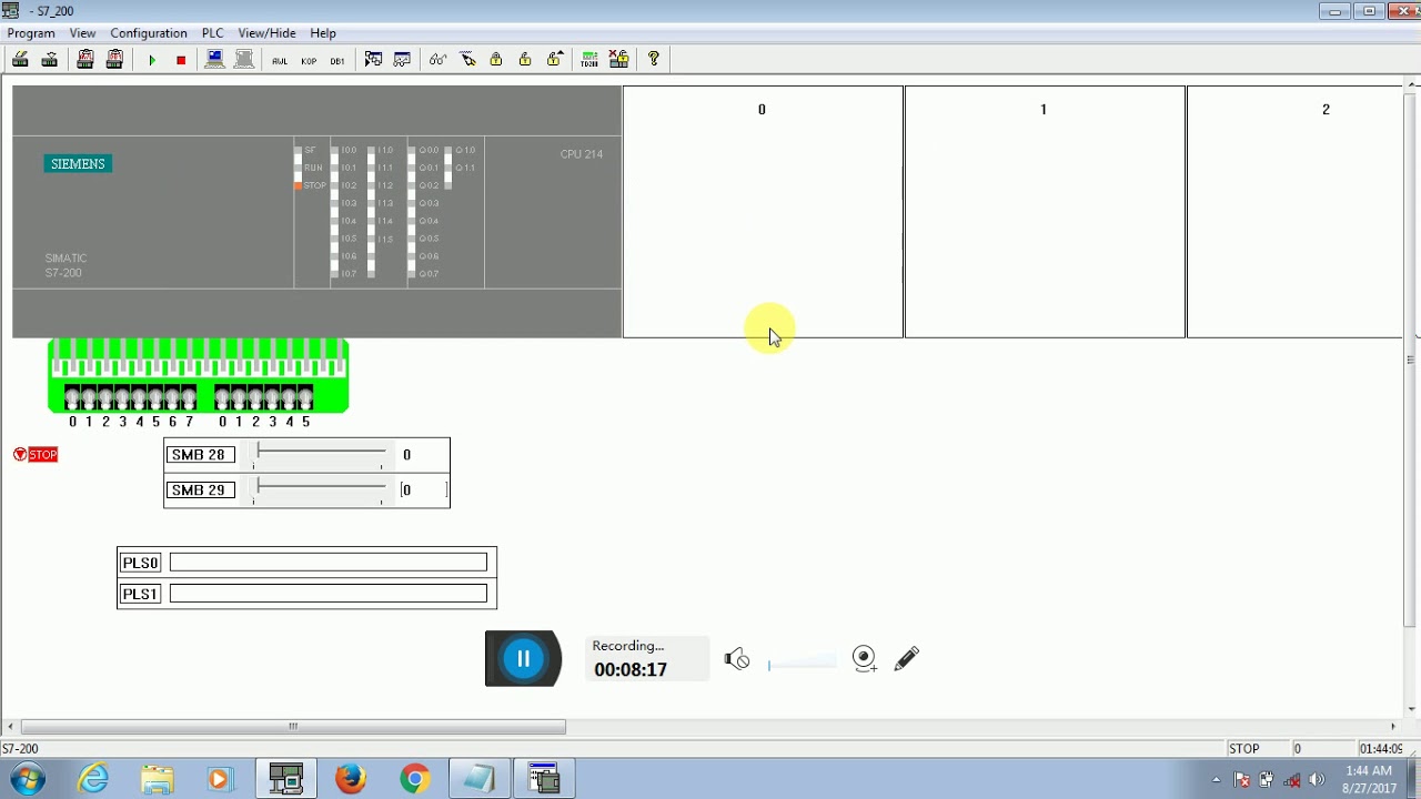 T ON TIMER USE IN PLC S7 200 - YouTube