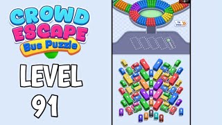 Crowd Escape Level 91 Wallthrough Solution | Crowd Escape: Bus Puzzle Level 91 Answer
