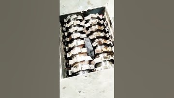 #fcnfm Versatile shredder for plastics, textiles, paper and light metals recovery