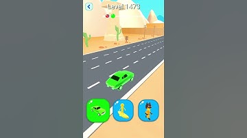 Shape Shifting 2 GAMEPLAY Level No -1473 Walkthrough - New Update Car Racing #Shorts #ShapeShifting