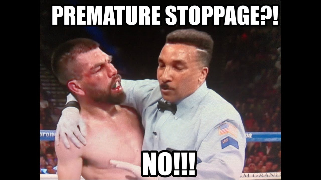 CANELO VS ANGULO PREMATURE STOPPAGE? No I don't think so