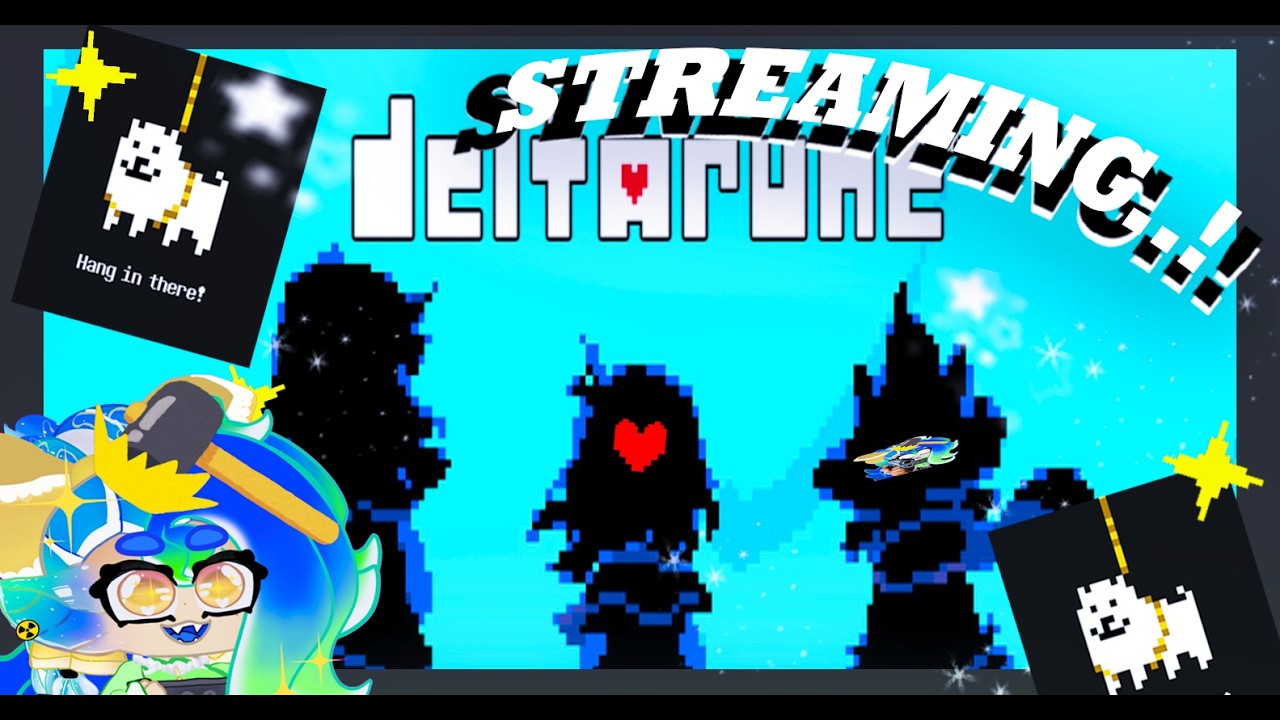 A Little goober wonders the underground ( DELTARUNE )