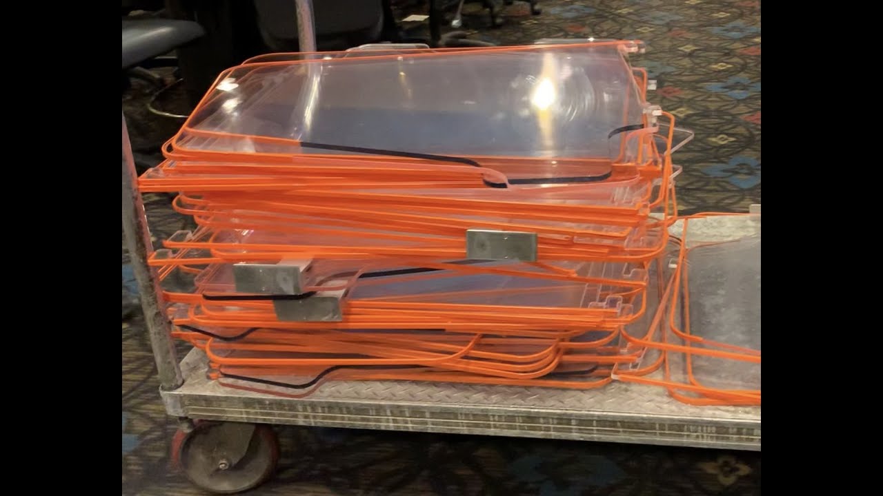 Removing Plexiglass from Poker table in Las Vegas poker is back to