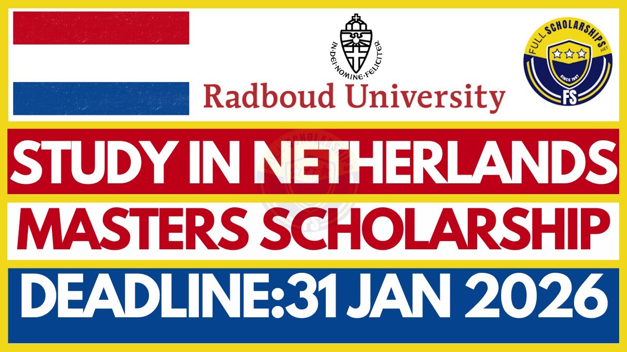 Radboud University Scholarship 2026 | Netherlands Masters Scholarships ...