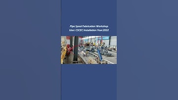 pipe spool fabrication workshop, automatic pipe spool fabrication system