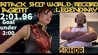 Legendary Attack Ship Agent 2:01.96 World Record Perfect Dark XBLA 4K 60 FPS HDR Xbox Series X