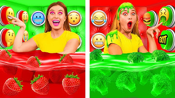 1000 Mystery Buttons Challenge Only 1 Lets You Escape | Funny Challenges by BaRaFun