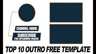 Top 10 Best End Screen Outro Template in | Free After Effects Templates #6