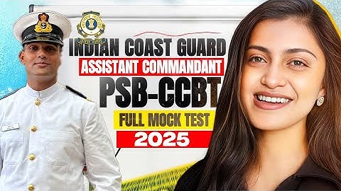 ICG AC PSB | ICG CCBT Mock Test | Indian Coast Guard Assistant Commandant Stage 2 | SSBWINGS