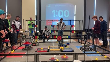 VEX Turning point 11495B 59990Z vs. 78155A 8451F, 41 point match