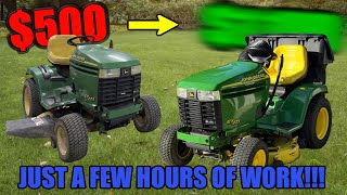 Flipping a John Deere GT225 for EASY Profit!