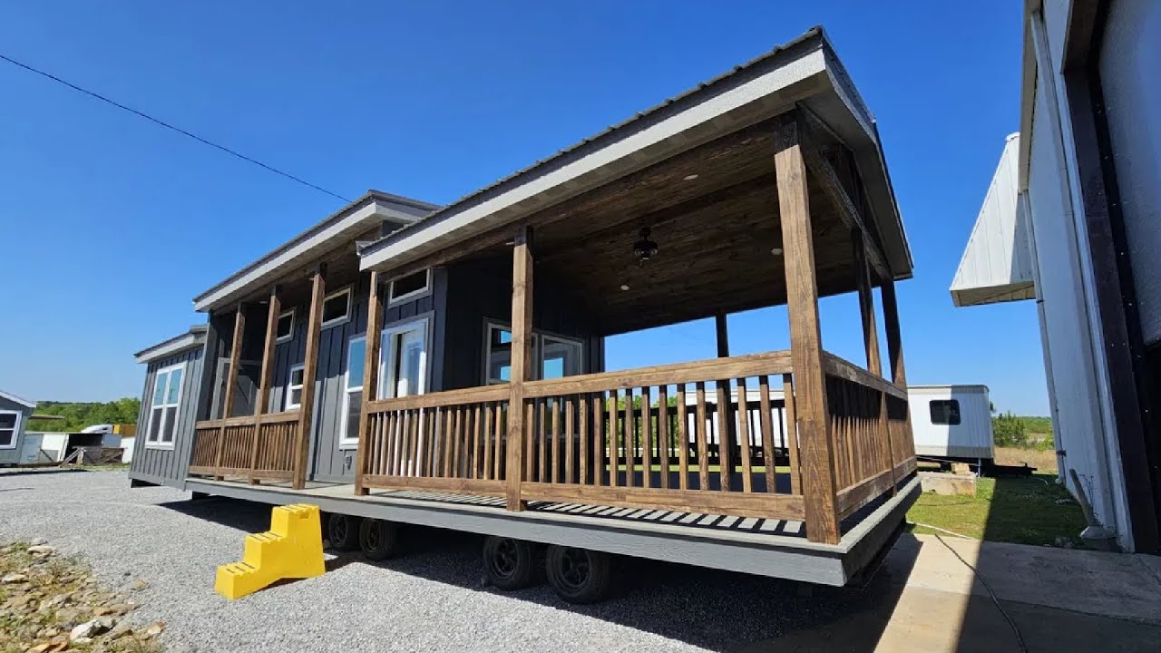 The Most Beautiful Rustic Veranda Park Model built by Phoenix