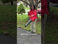 Nightmare Neighbor Blows Leaves & Screams!