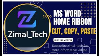 MS Office Home Ribbon | Cut, Copy & Paste | Complete Beginner Tutorial screenshot 4