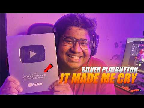 Unboxing My Play Button Made Me CRY...💗😭