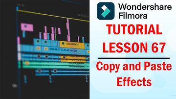 Filmora 13 | Tutorial - Lesson 67 - Copy and Paste Effects from a Video to Other