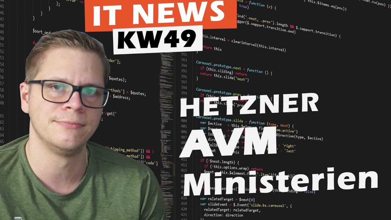 IT News KW49 - Hetzner, AVM & Bundesministerien