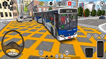 New Articulated Scania Bus 1998 City Drive | Proton Bus Simulator Urbano Premium Android Gameplay