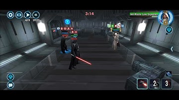 Darth Vader vs Solo JML 3v3 GAC