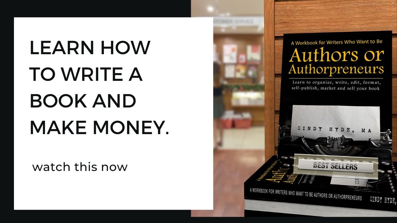 Learn How To Write a Book and Make Money - YouTube