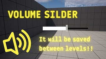 [UE5 Devlog] |Epic Hero| Volume slider. It will be saved between levels!!