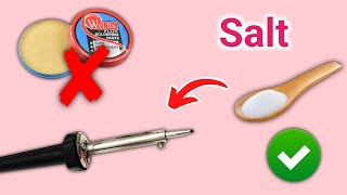 Make SOLDERING EASY with Salt Flux Hack?