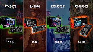 RTX 5070 vs RX 9070 vs RTX 5070 Ti vs RX 9070 XT - Test en 4K