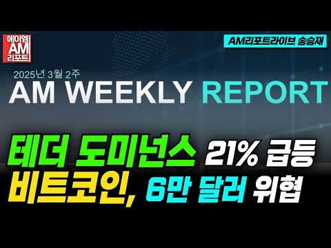 <strong>테더</strong> 도미넌스 21% 급등…비트코인, 6만 달러 위협받나 (송승재, 이현지)