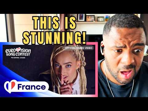 Brit Reacts to Monroe - Regarde ! | France 🇫🇷 | Official Music Video #eurovisión2026