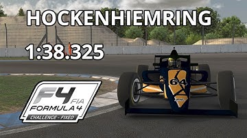iRacing Onboard | FIA F4 - Fixed | 24S2 Week 4 - Hockenheimring | 1:38.325