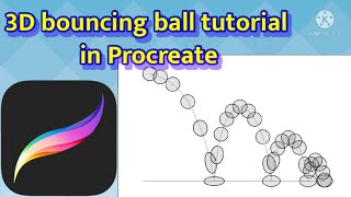3D animation bouncing ball ⚽️ in procreate screenshot 3
