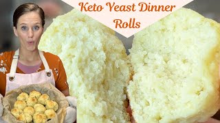 Keto Yeast Dinner Rolls! Gluten free