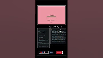 Birthday cake animation with Css 💥👨🏾‍💻 #coding #shortvideo #shortsviral #shorts #viral