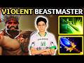 🔥 V1olent Beastmaster Carry is BROKEN in Patch 7.41a — 18 Kills Domination | Dota 2 Gameplay 🔥