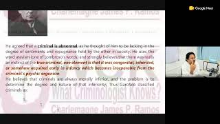 INTRODUCTION TO CRIMINOLOGY AND THOERIES OF CRIME CAUSATION PART 3