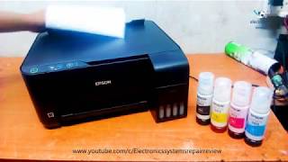 how to fill ink in epson l3110